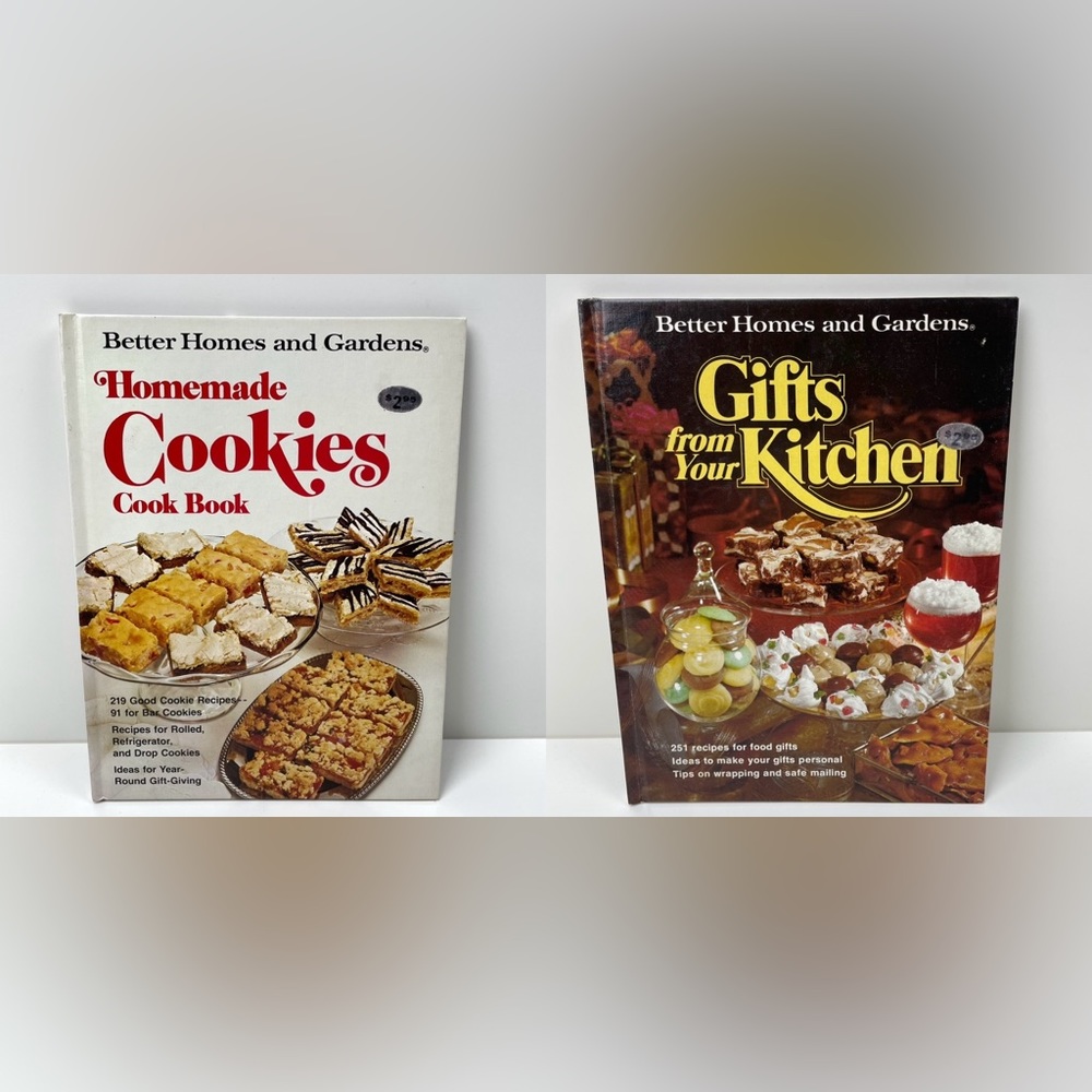 Better Homes and Gardens Cook Books Homemade Cookies & Gifts From Your Kitchen.
